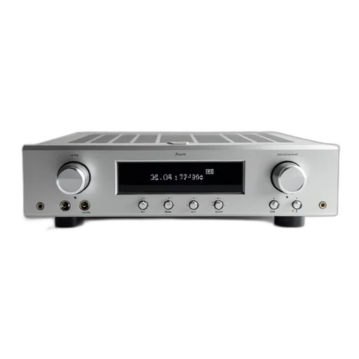 sleek, modern, audio, amplifier transparent PNG cut-out