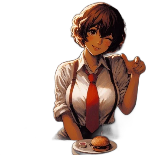 staff, food, face, jacket transparent PNG cut-out