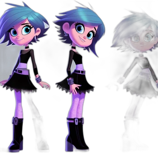 concept art, 3d render, anime, fantasy art transparent PNG cut-out