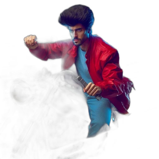 jacket, staff, weapon, sword transparent PNG cut-out
