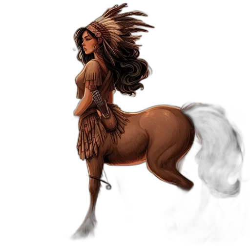 hair, animal, creature, fantasy art transparent PNG cut-out