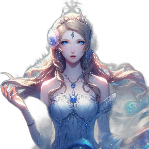 crown, dress, jewelry, face transparent PNG cut-out