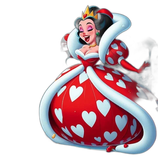dress, crown, concept art, 3d render transparent PNG cut-out