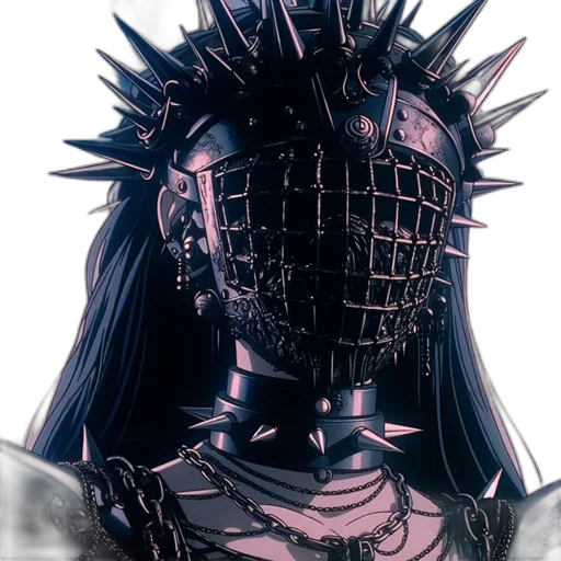 mask, crown, face, robot transparent PNG cut-out