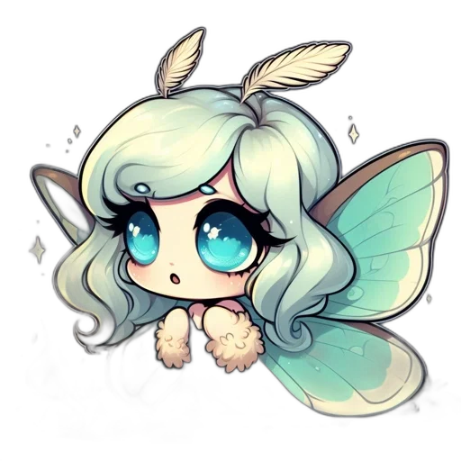 creature, watercolor, fantasy art, anime transparent PNG cut-out