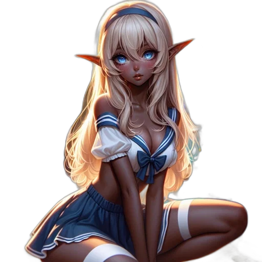 dress, staff, dragon, face transparent PNG cut-out