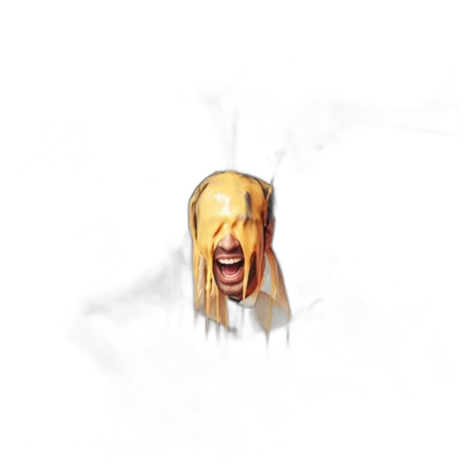 hair, face, mask, creature transparent PNG cut-out
