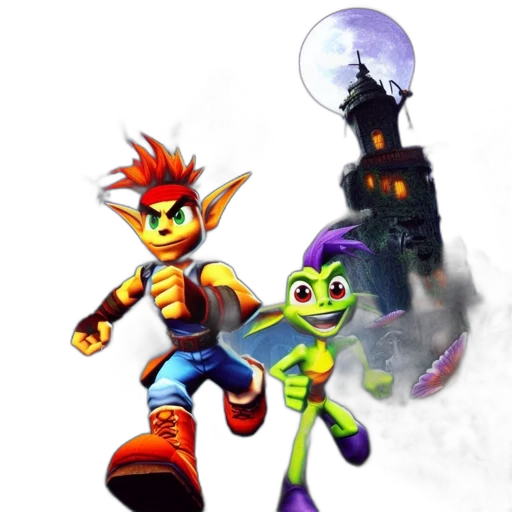 concept art, 3d render, fantasy art, pixel art transparent PNG cut-out