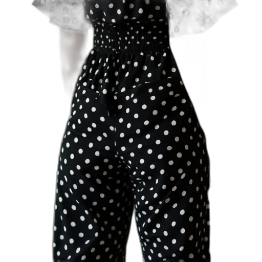 dress, jacket, monochrome, polka transparent PNG cut-out