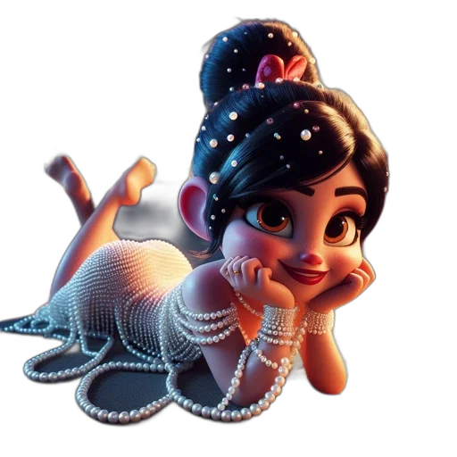 dress, crown, jewelry, creature transparent PNG cut-out