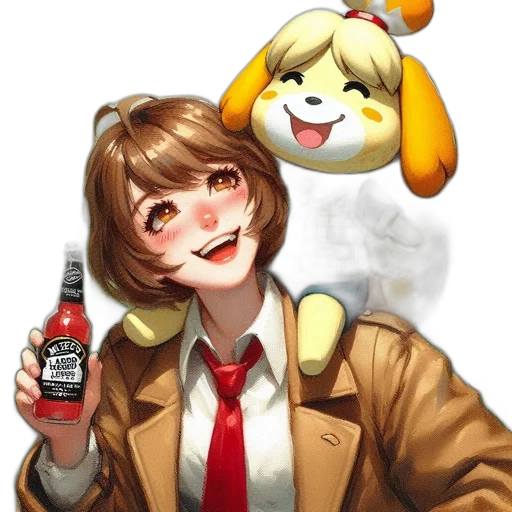 jacket, animal, bottle, robot transparent PNG cut-out