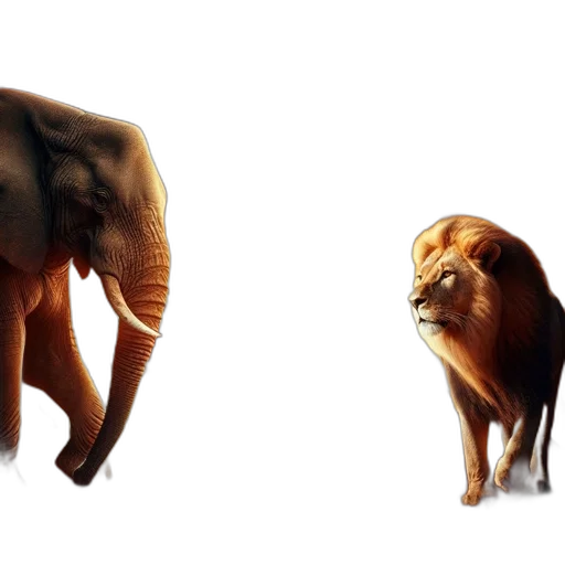 animal, creature, concept art, 3d render transparent PNG cut-out