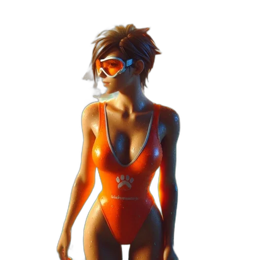 dress, robot, jewelry, staff transparent PNG cut-out