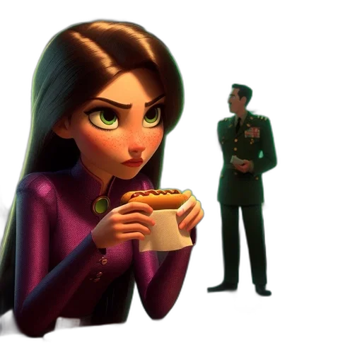 staff, dress, robot, food transparent PNG cut-out