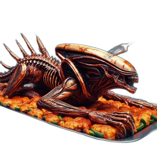 food, dragon, creature, animal transparent PNG cut-out