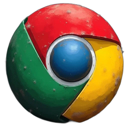 robot, 3d render, chrome, screenshot transparent PNG cut-out