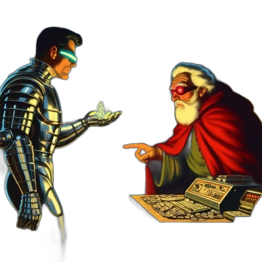 comic book art, concept art, blend, futurist transparent PNG cut-out