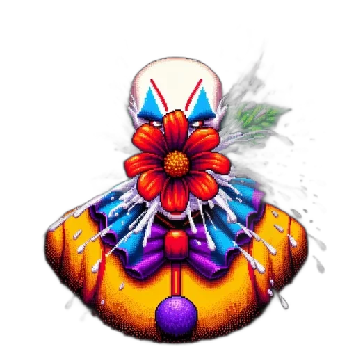 flower, crown, staff, mask transparent PNG cut-out
