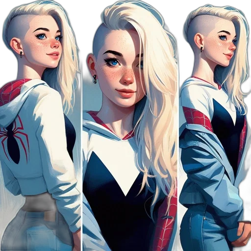 jacket, comic book art, concept art, fantasy art transparent PNG cut-out