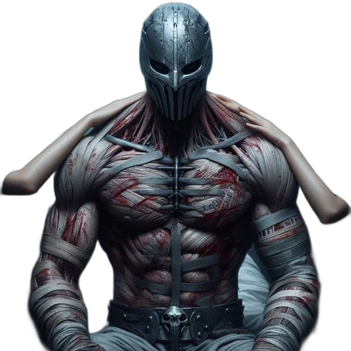 mask, creature, animal, concept art transparent PNG cut-out