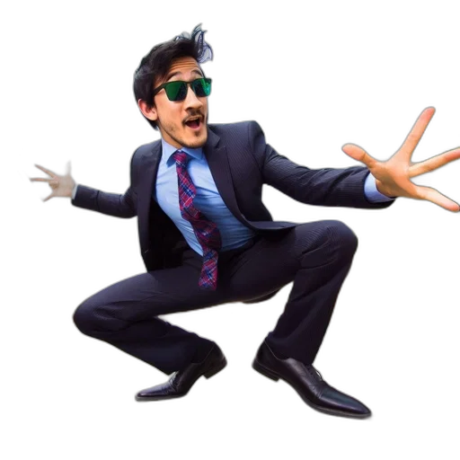 staff, jacket, creature, 3d render transparent PNG cut-out
