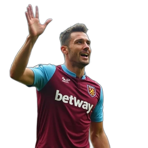 west, ham, andy, taylor transparent PNG cut-out