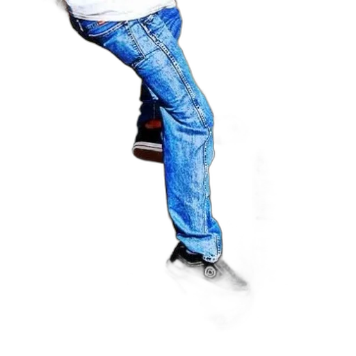 jacket, staff, shoes, robot transparent PNG cut-out