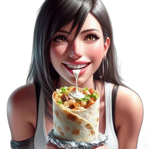 food, face, photorealistic, concept art transparent PNG cut-out