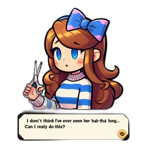 hat, staff, hair, dress transparent PNG cut-out