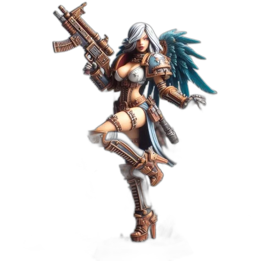 weapon, staff, robot, concept art transparent PNG cut-out