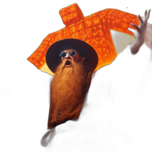hat, creature, concept art, fantasy art transparent PNG cut-out