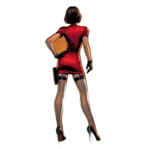 dress, jacket, staff, furniture transparent PNG cut-out