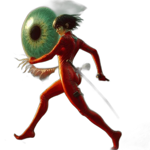 robot, mask, creature, weapon transparent PNG cut-out