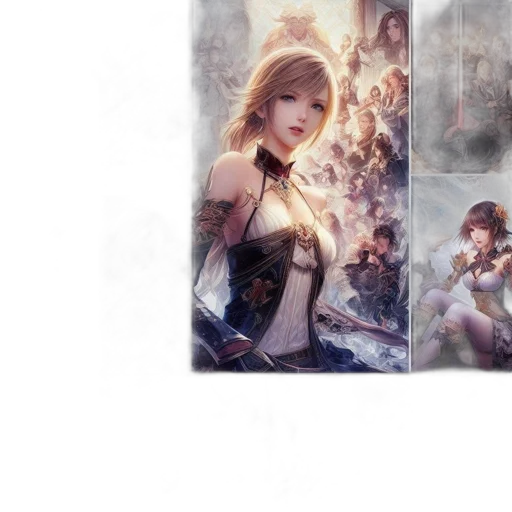 concept art, fantasy art, photorealistic, comic book art transparent PNG cut-out