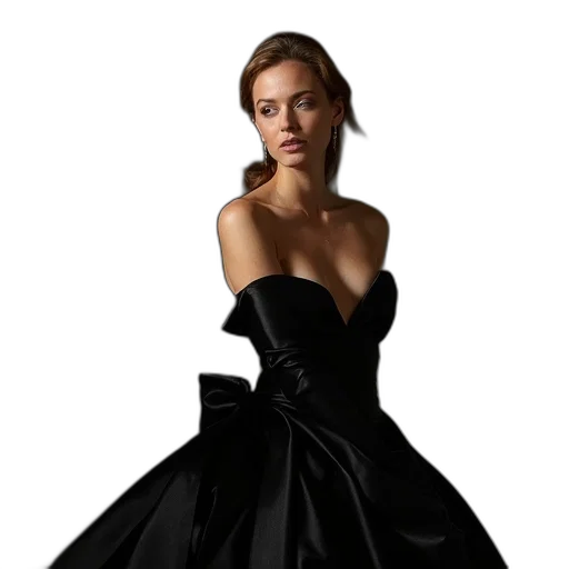 dress, jewelry, crown, photorealistic transparent PNG cut-out