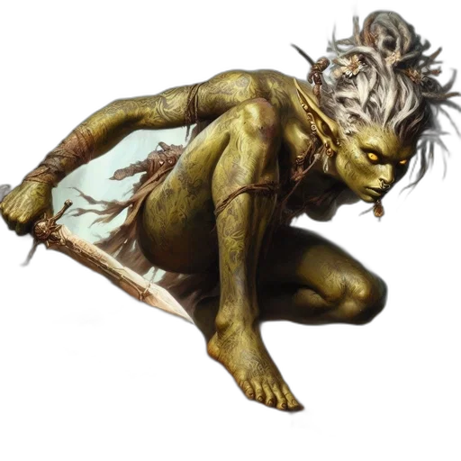 creature, dragon, staff, animal transparent PNG cut-out