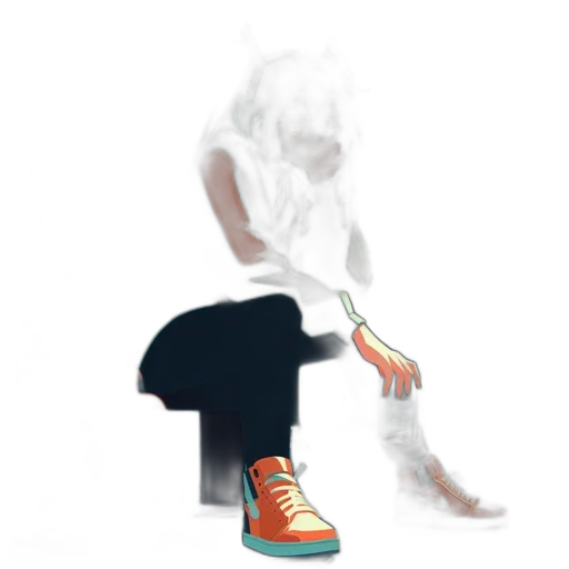 shoes, staff, weapon, dress transparent PNG cut-out