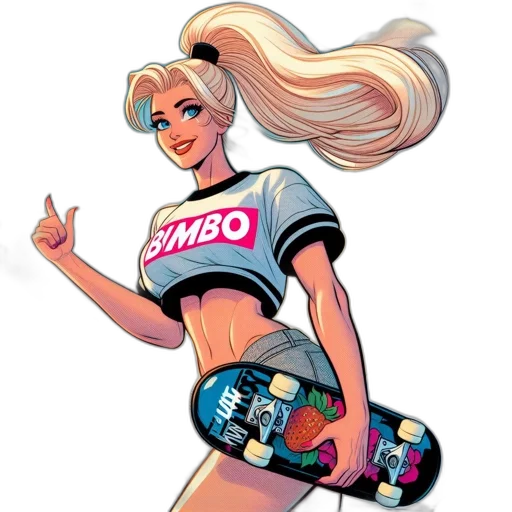 cartoon, comic book art, concept art, anime transparent PNG cut-out