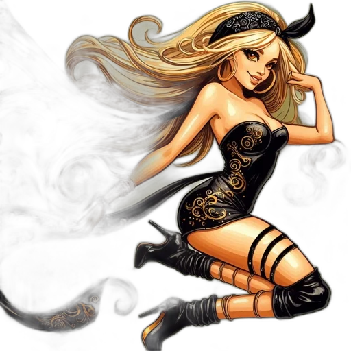 fantasy art, comic book art, concept art, cartoon transparent PNG cut-out