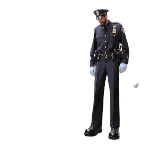 staff, jacket, weapon, hat transparent PNG cut-out