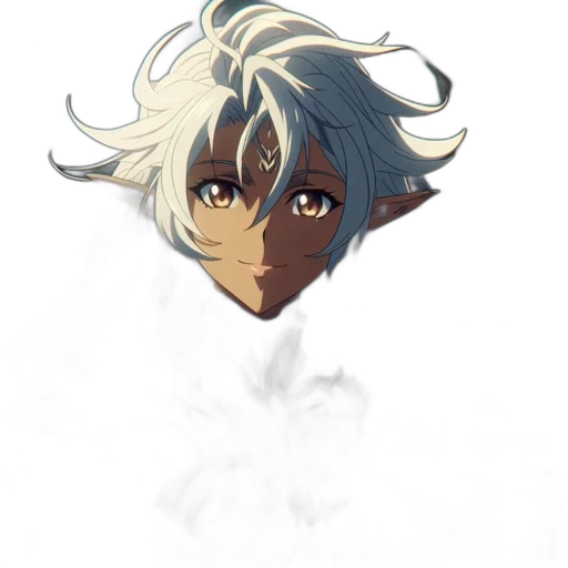 face, mask, hair, dragon transparent PNG cut-out