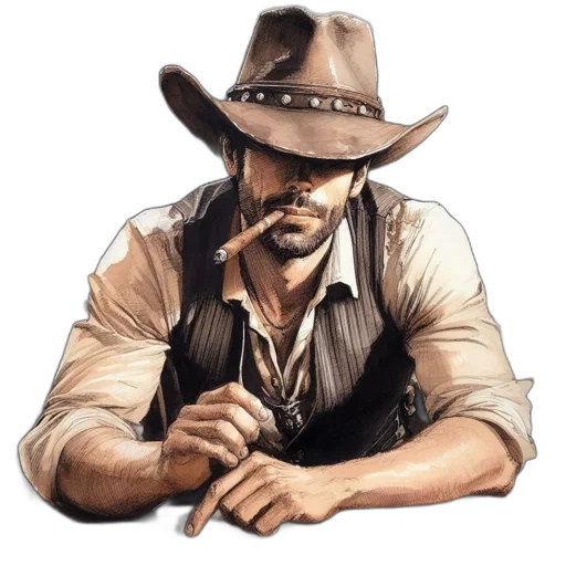 hat, weapon, jacket, staff transparent PNG cut-out