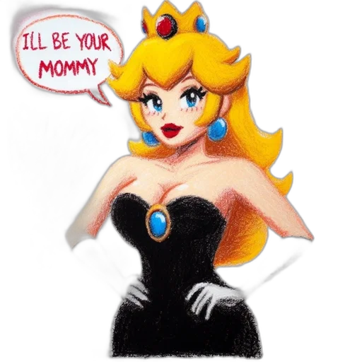 dress, crown, concept art, pixel art transparent PNG cut-out