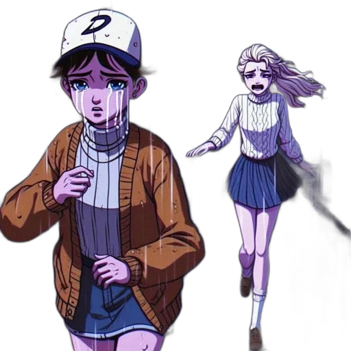 jacket, hat, creature, dress transparent PNG cut-out