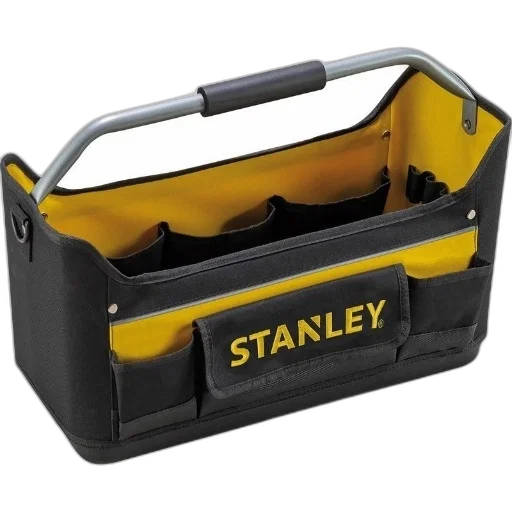 black, yellow, stanley, tool transparent PNG cut-out