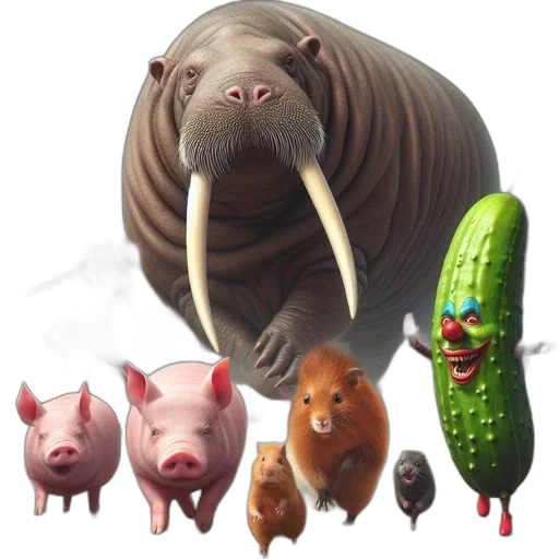animal, creature, food, concept art transparent PNG cut-out