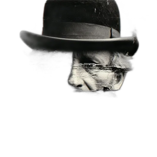 hat, face, mask, hair transparent PNG cut-out