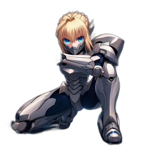 robot, weapon, sword, staff transparent PNG cut-out
