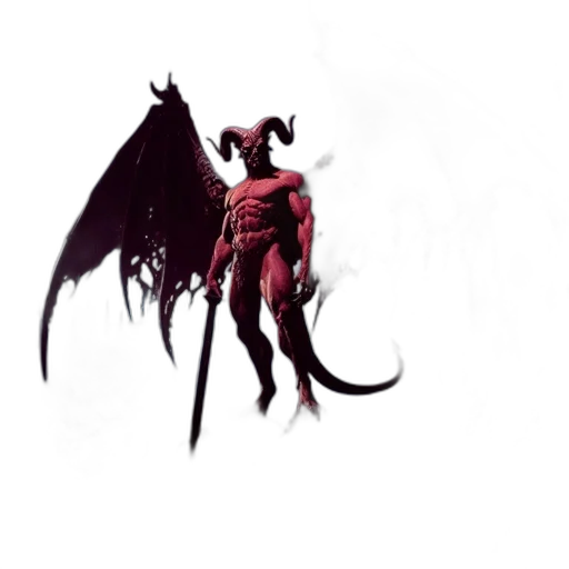 dragon, staff, creature, animal transparent PNG cut-out