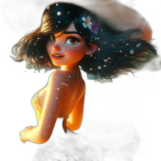 dress, hat, crown, fantasy art transparent PNG cut-out
